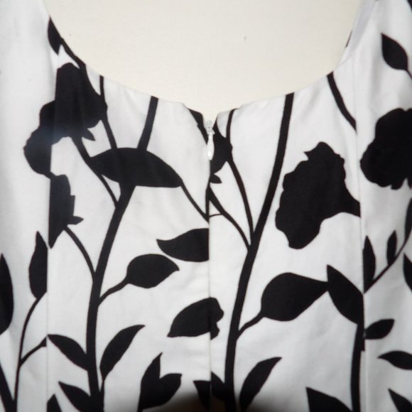 Jessica Howard Spring Floral Cotton Dress Sz 14 - Picture 7 of 8